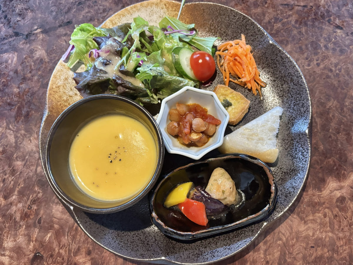 満腹になるヴィーガンランチ